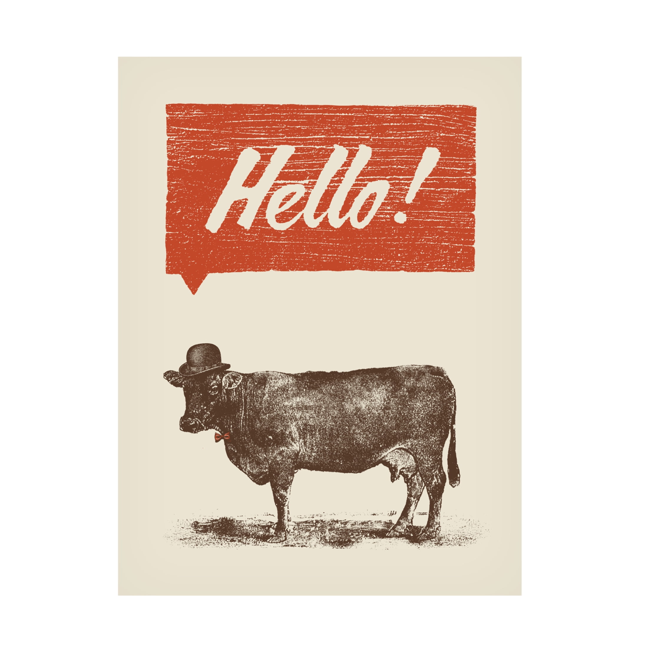 Trademark Fine Art Florent Bodart  Hello Canvas Wall Art