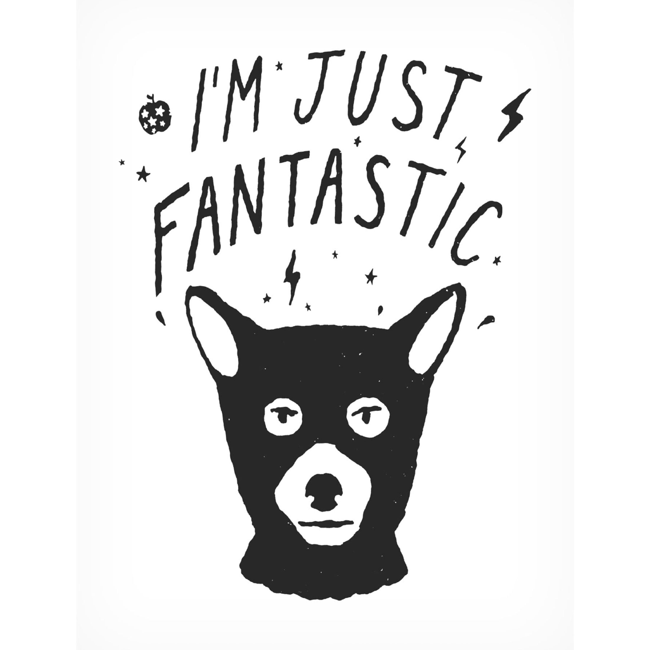 Trademark Fine Art Florent Bodart Im Just Fantastic Canvas Wall Art