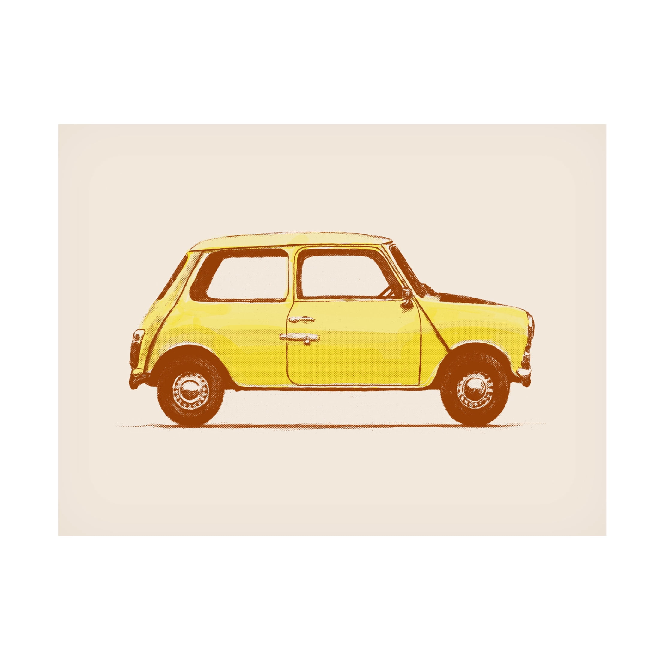 Trademark Fine Art Florent Bodart  Mini Mr Beans Canvas Wall Art