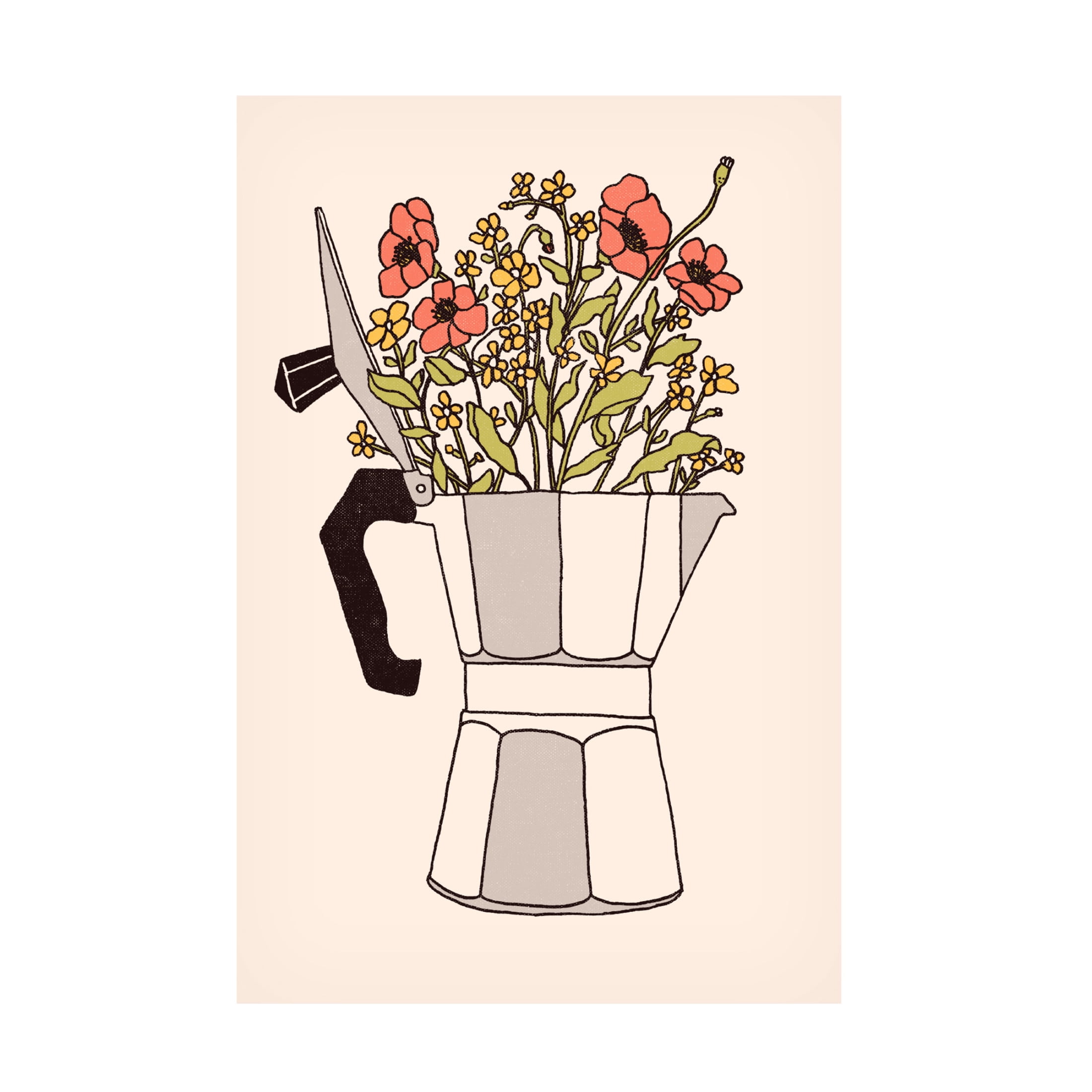 Trademark Fine Art Florent Bodart Moka Flowers Canvas Wall Art