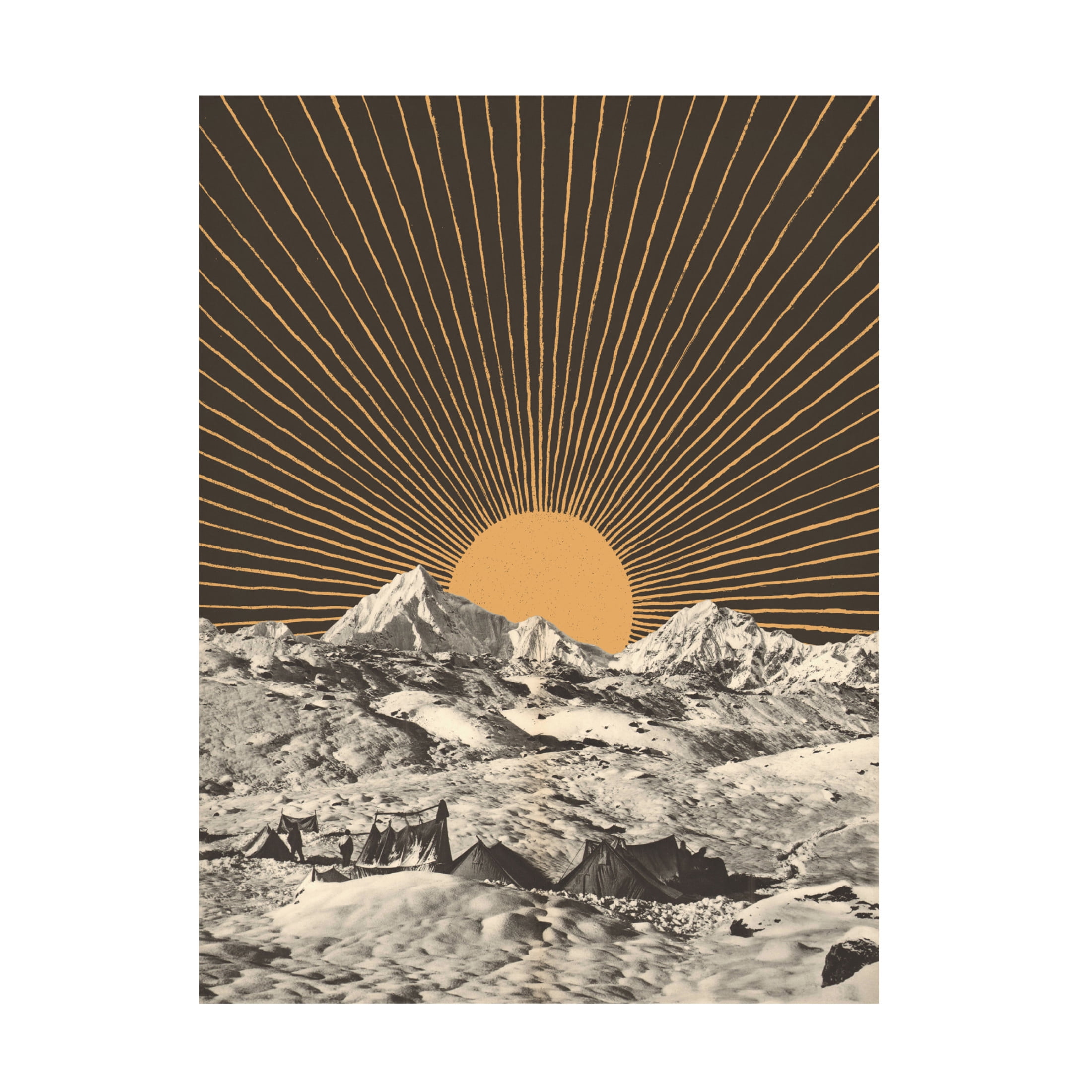 Trademark Fine Art Florent Bodart Mountainscape NAo6 Canvas Wall Art