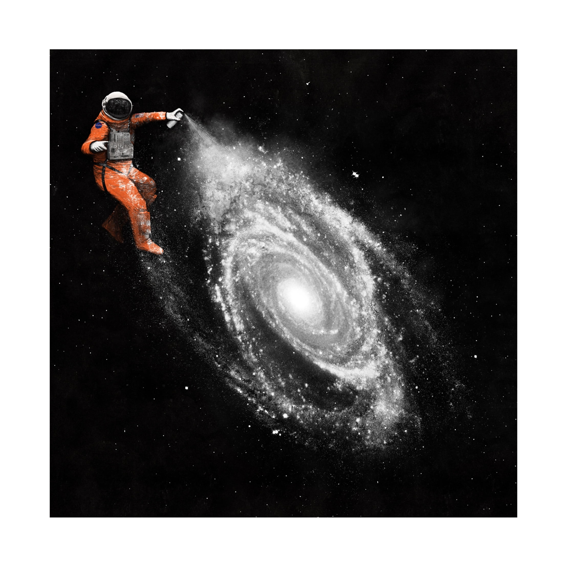 Trademark Fine Art Florent Bodart  Space Art aaa Canvas Wall Art