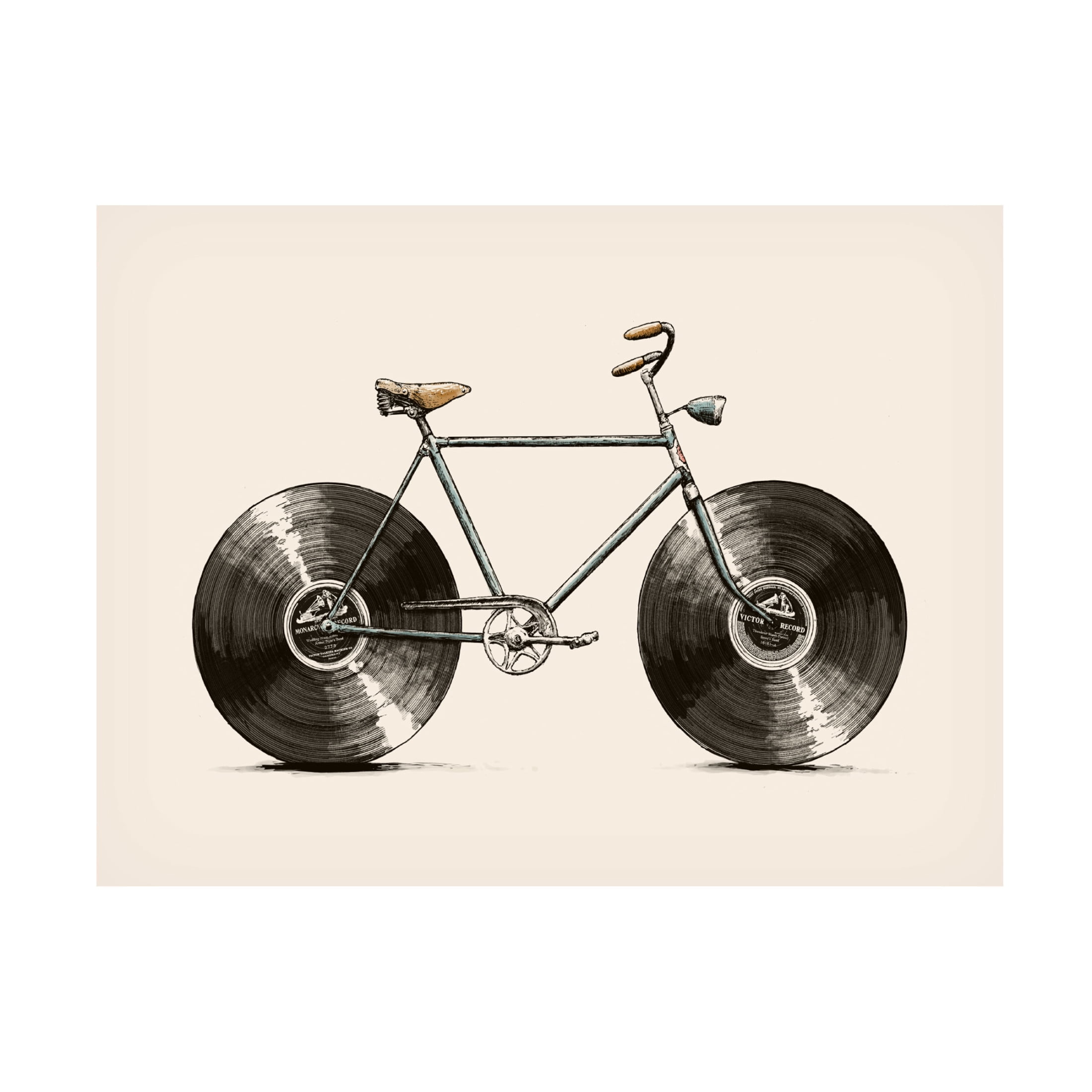Trademark Fine Art Florent Bodart Velophone Canvas Wall Art