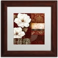 thumbnail image 1 of Trademark Fine Art "Flores Blancas III" Canvas Art by Color Bakery White Matte, Wood Frame, 1 of 1