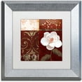 thumbnail image 1 of Trademark Fine Art "Flores Blancas IV" Canvas Art by Color Bakery White Matte, Silver Frame, 1 of 4