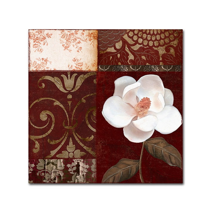 Trademark Fine Art "Flores Blancas IV" Canvas Art by Color Bakery