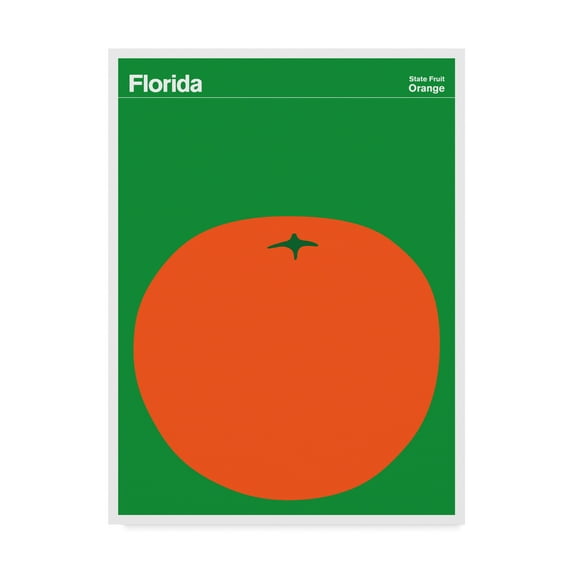 Trademark Fine Art 'Florida Orange' Canvas Art by Print Collection - Artist