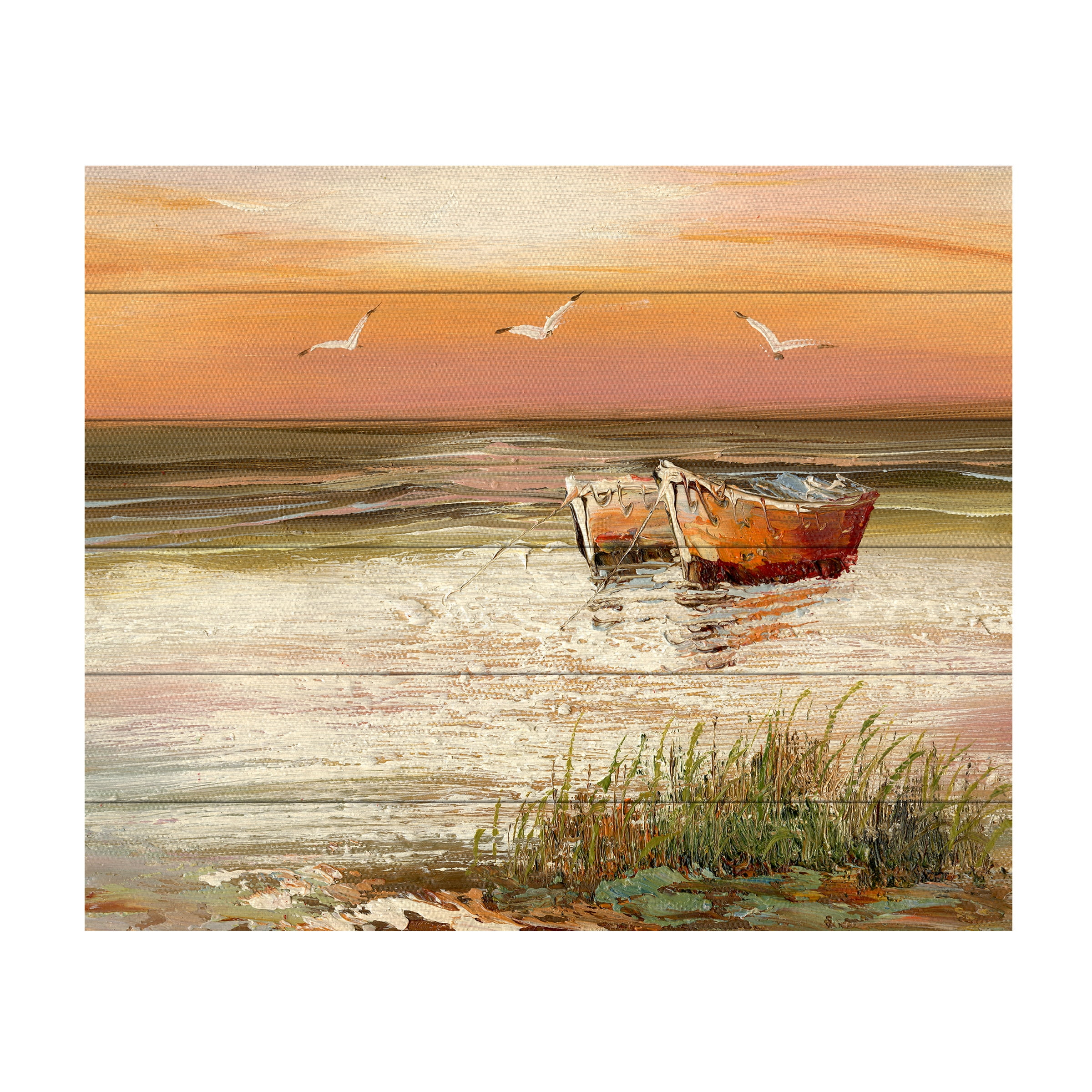 Trademark Fine Art 'Florida Sunset' Wooden Wall Art Art by Rio