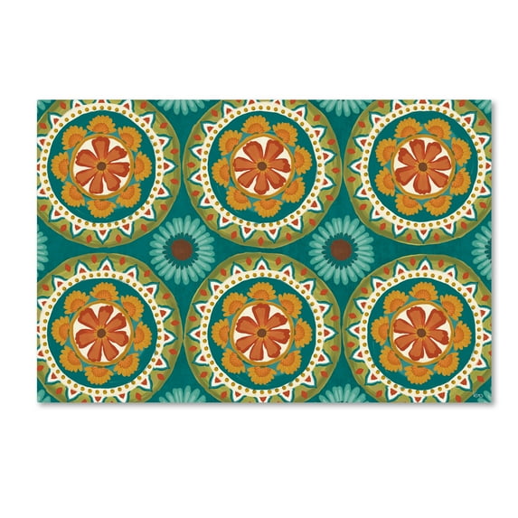 Trademark Fine Art 'Flourish V' Canvas Art by Veronique Charron