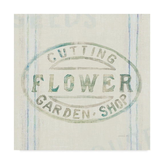 Trademark Fine Art 'Floursack Florals XI' Canvas Art by Danhui Nai