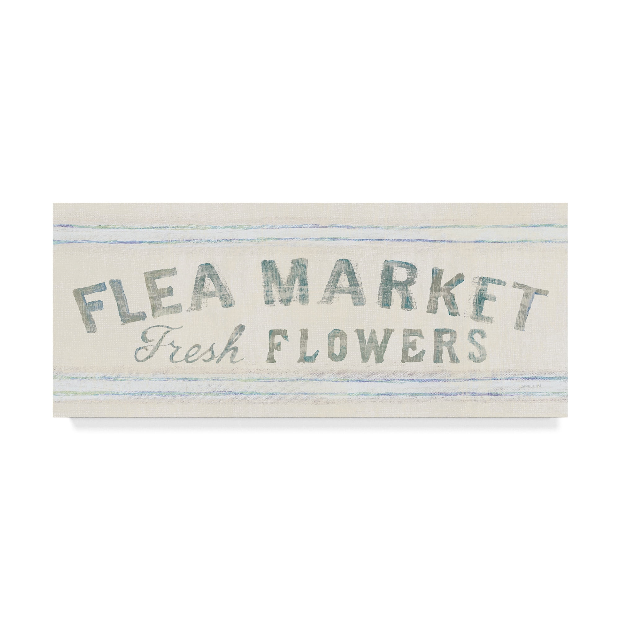 Trademark Fine Art 'Floursack Florals XII Crop' Canvas Art by Danhui Nai