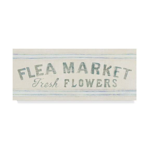 Trademark Fine Art 'Floursack Florals XII Crop' Canvas Art by Danhui Nai