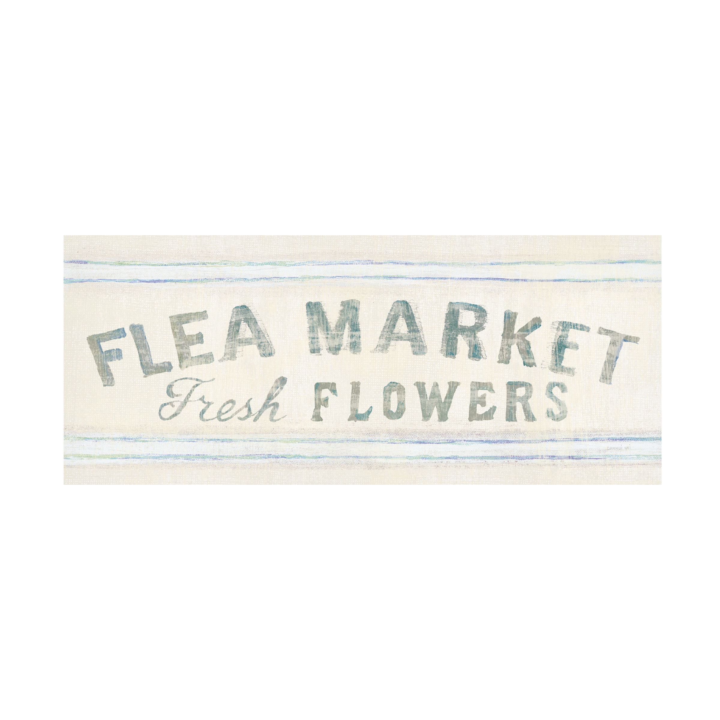 Trademark Fine Art 'Floursack Florals XII Crop' Canvas Art by Danhui Nai