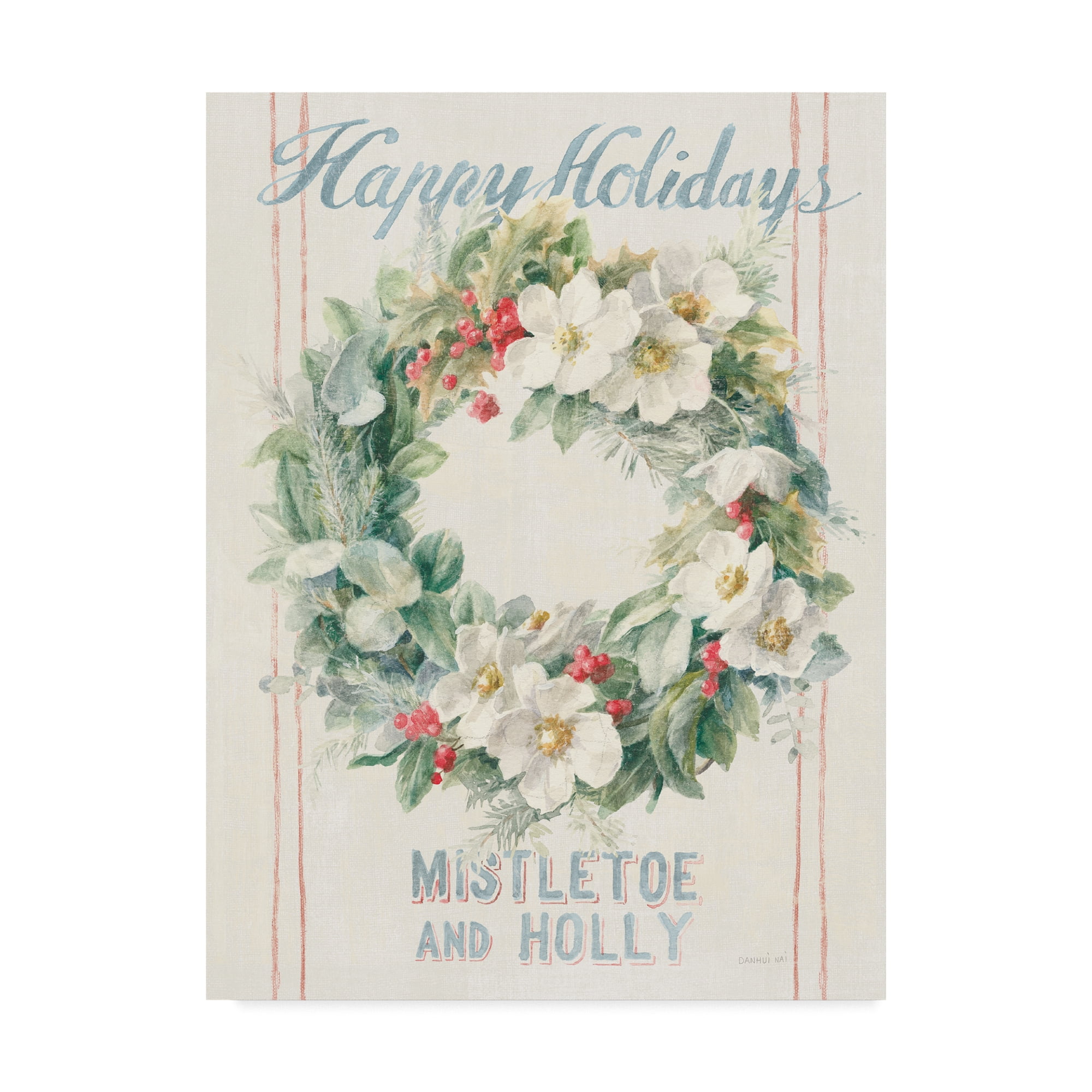 Trademark Fine Art 'Floursack Holiday II' Canvas Art by Danhui Nai