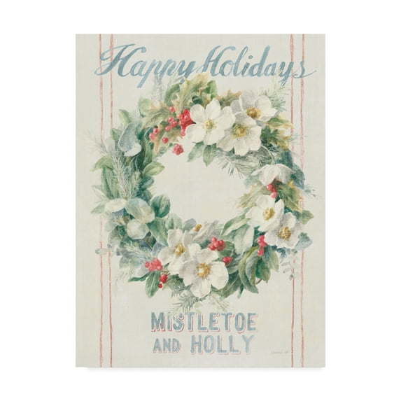 Trademark Fine Art 'Floursack Holiday II' Canvas Art by Danhui Nai