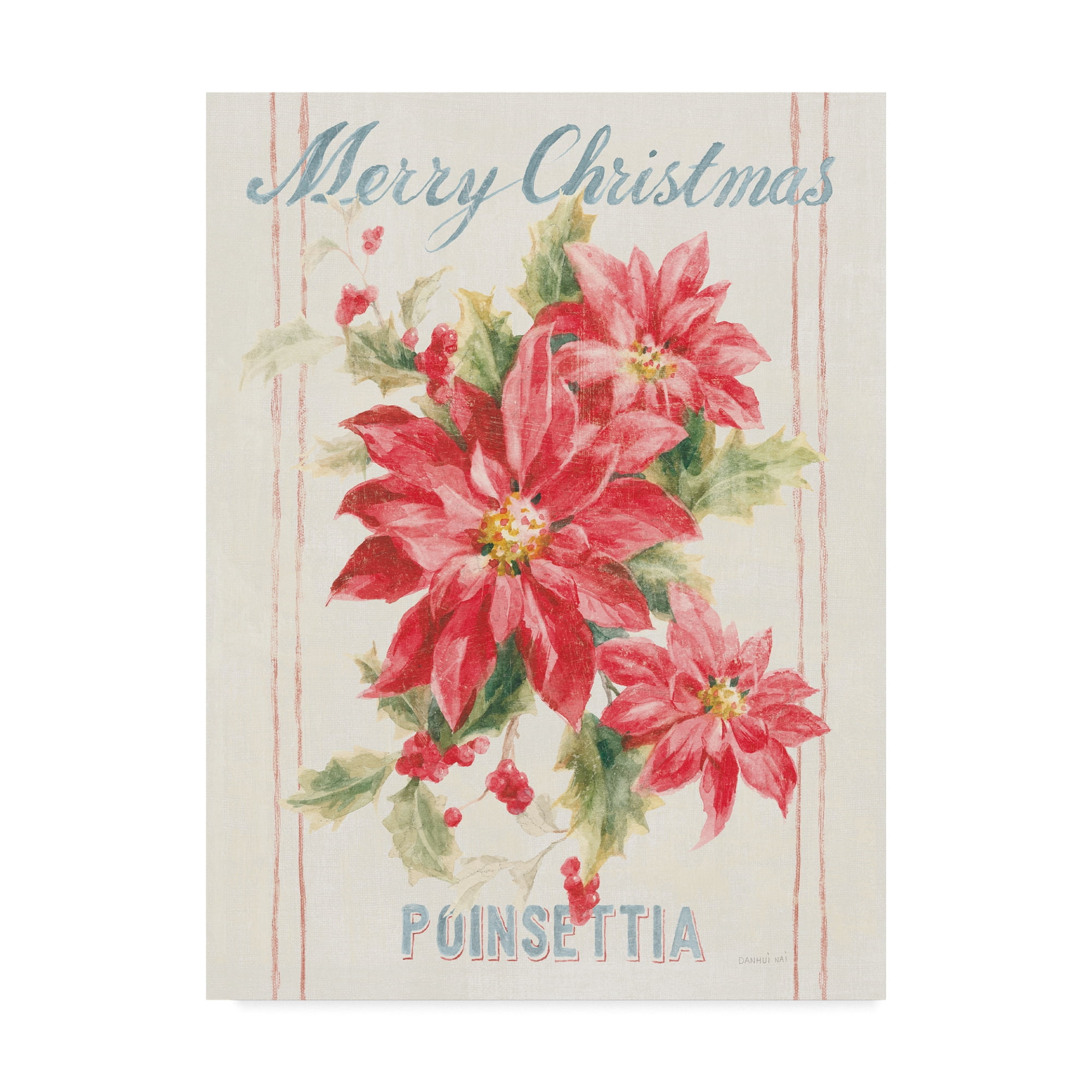 Trademark Fine Art 'Floursack Holiday III' Canvas Art by Danhui Nai
