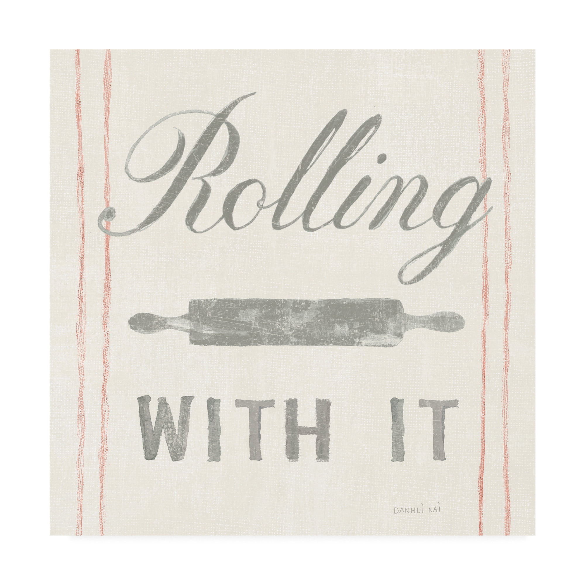 Trademark Fine Art 'Floursack Kitchen V' Canvas Art by Danhui Nai