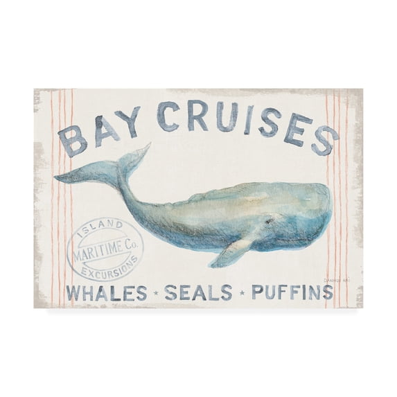 Trademark Fine Art 'Floursack Nautical I' Canvas Art by Danhui Nai