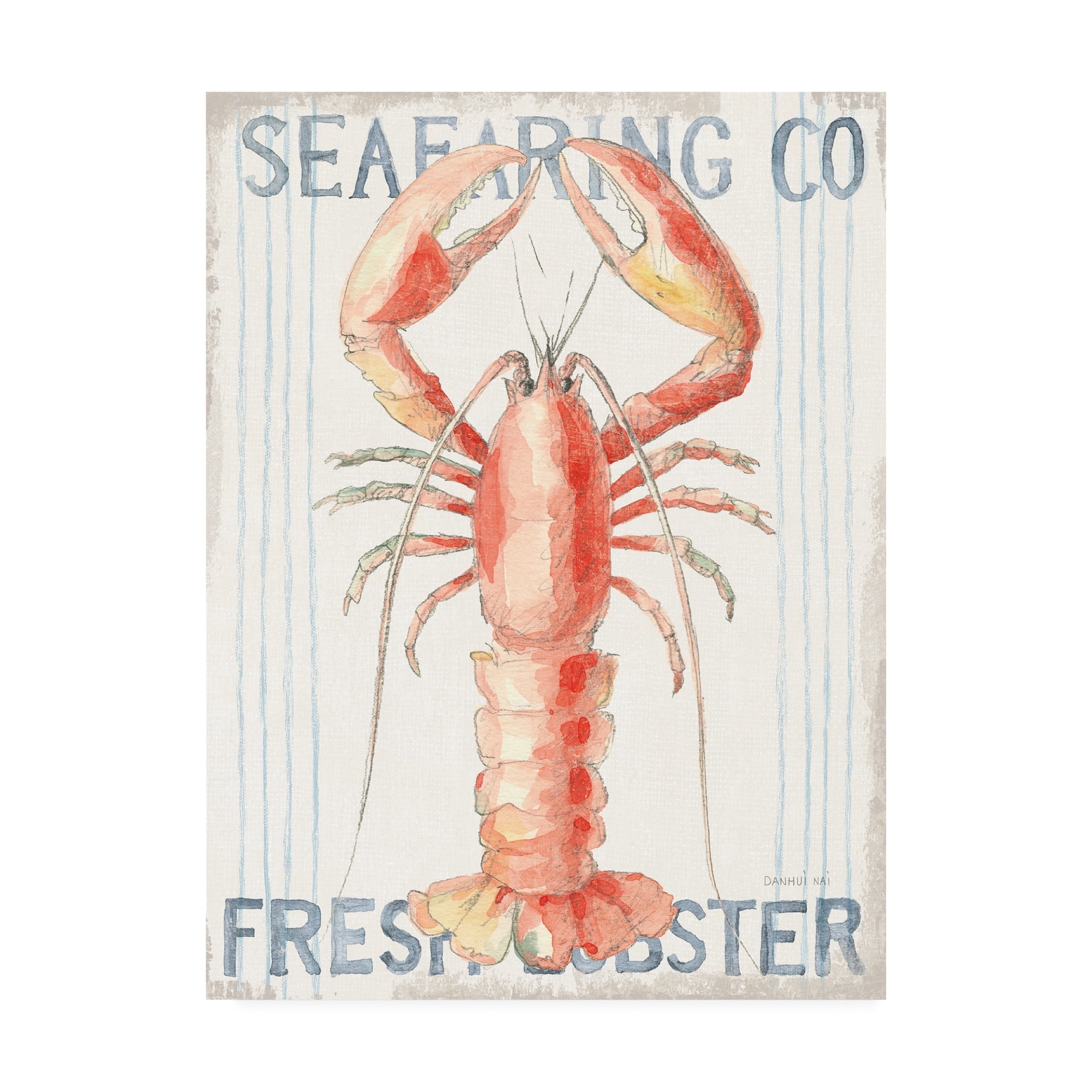 Trademark Fine Art 'Floursack Nautical II' Canvas Art by Danhui Nai