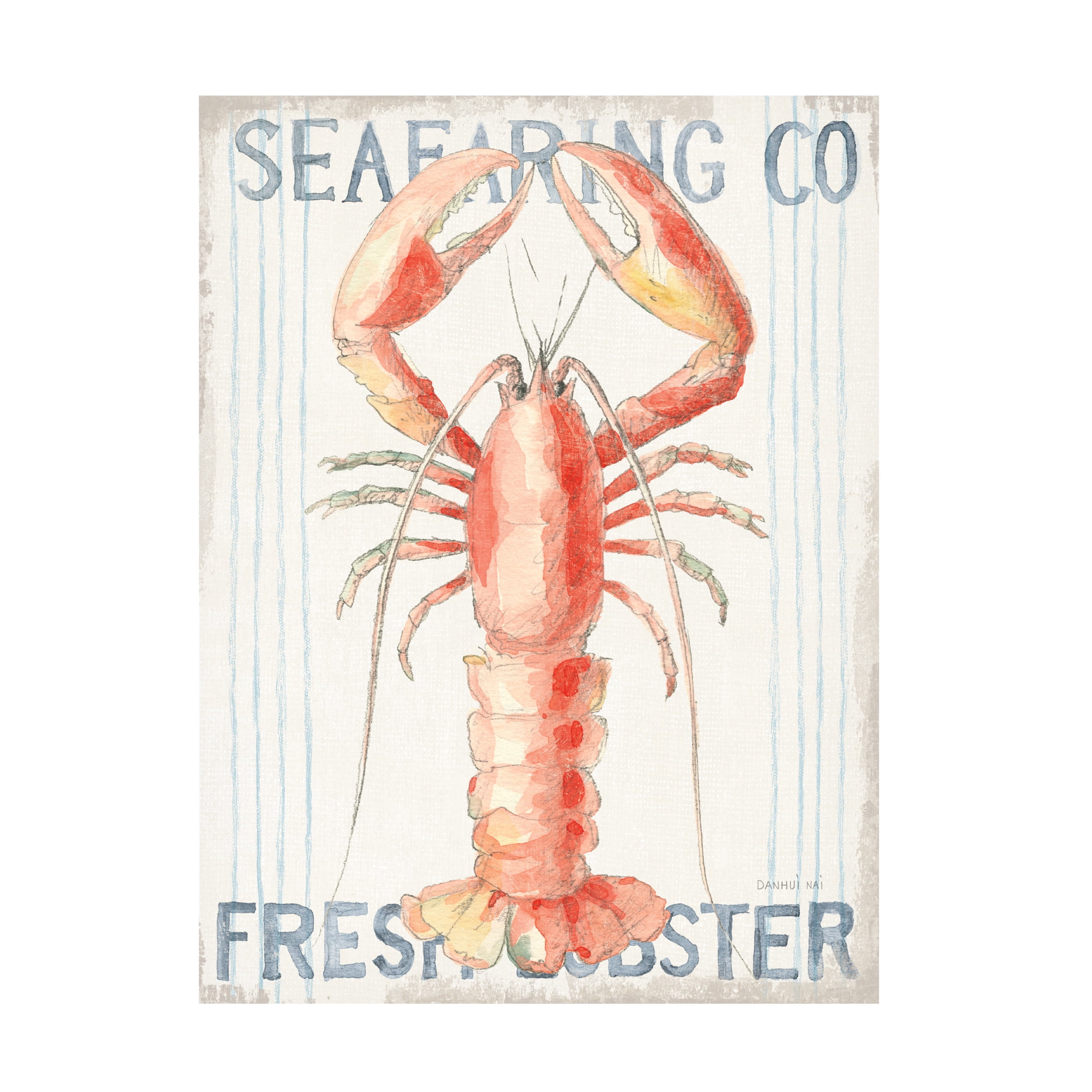Trademark Fine Art 'Floursack Nautical II' Canvas Art by Danhui Nai