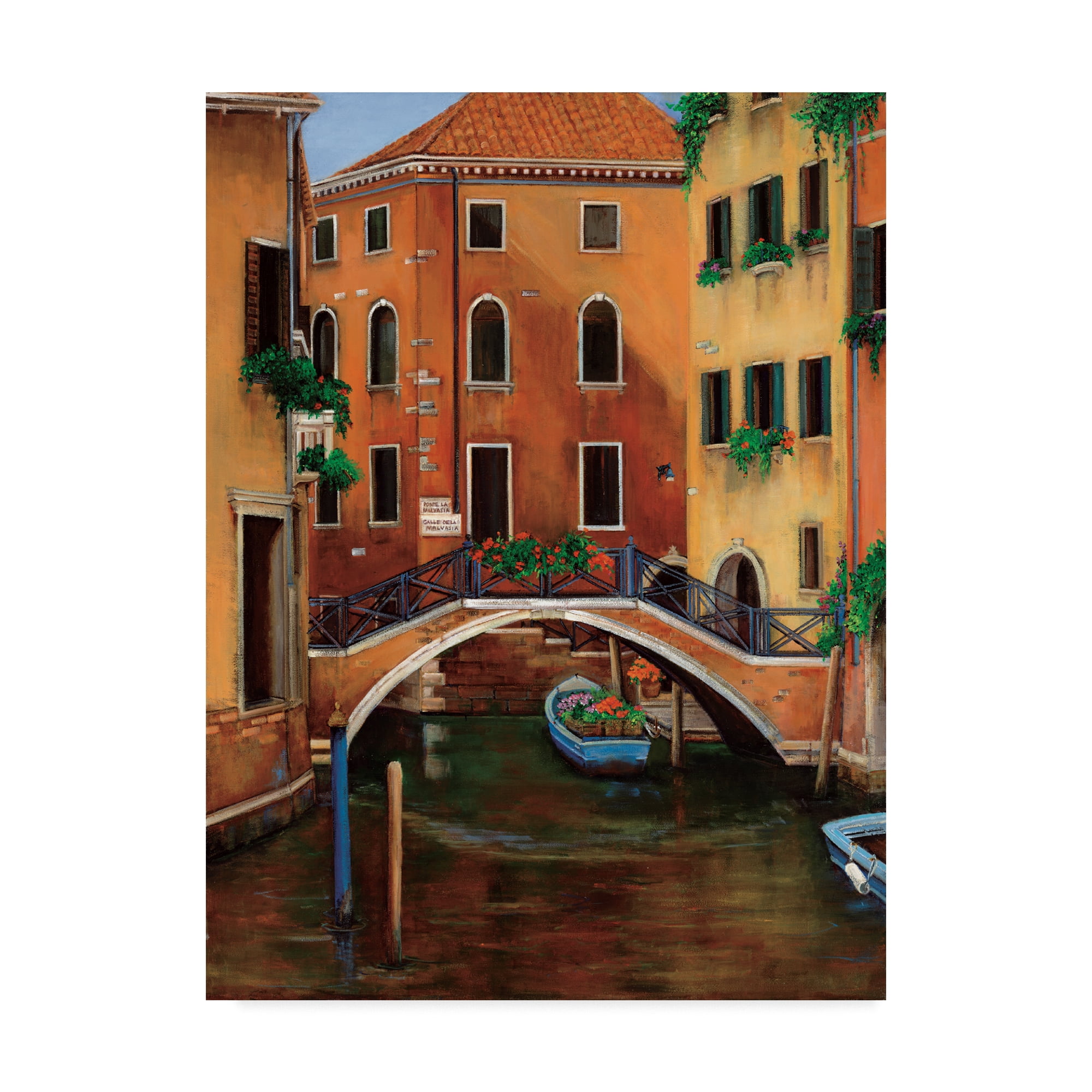 Trademark Fine Art 'Flower Delivery' Canvas Art by Betty Lou