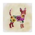 thumbnail image 1 of Trademark Fine Art 'Flower Power Pup I' Canvas Art by Grace Popp, 1 of 4