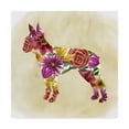 thumbnail image 1 of Trademark Fine Art 'Flower Power Pup II' Canvas Art by Grace Popp, 1 of 4