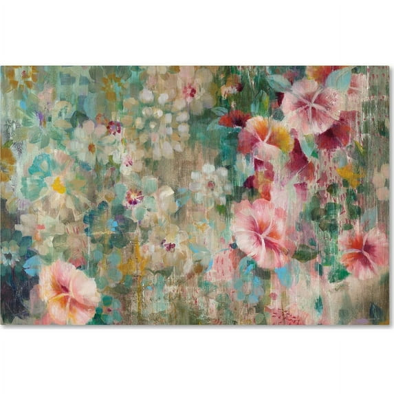 Trademark Fine Art "Flower Shower Crop" Canvas Art by Danhui Nai