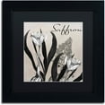 thumbnail image 1 of Trademark Fine Art "Flowering Herbs I" Canvas Art by Color Bakery Black Matte, Black Frame, 1 of 4