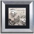 thumbnail image 1 of Trademark Fine Art "Flowering Herbs IV" Canvas Art by Color Bakery Black Matte, Silver Frame, 1 of 1