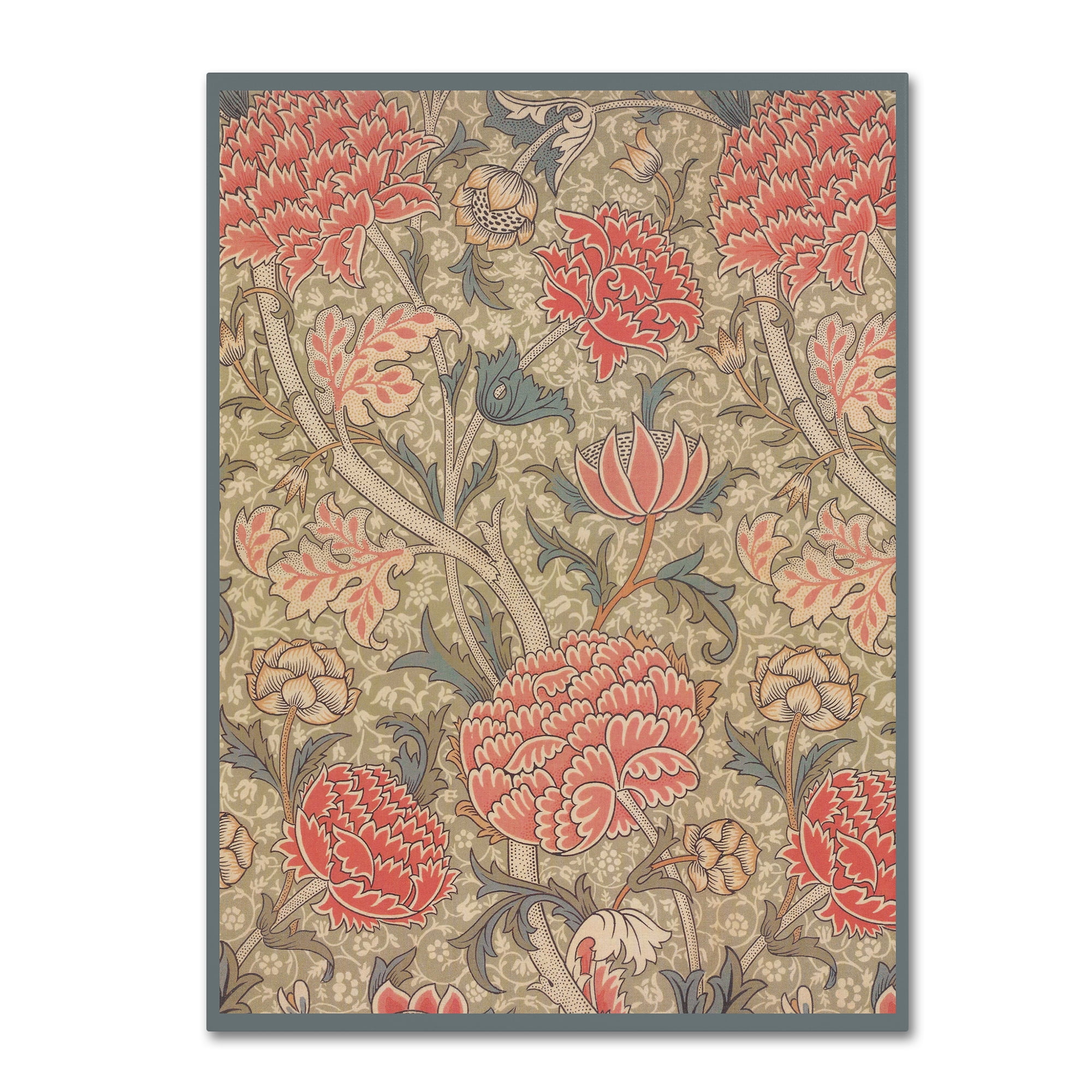 Trademark Fine Art 'Flowers 1' Canvas Art by Vintage Lavoie