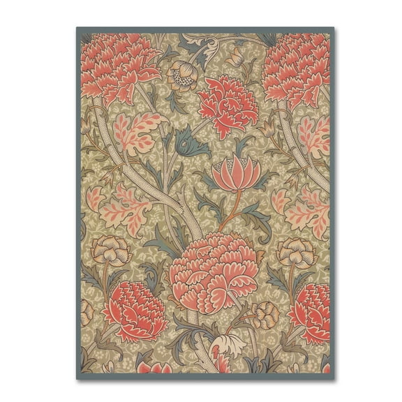 Trademark Fine Art 'Flowers 1' Canvas Art by Vintage Lavoie