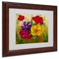 thumbnail image 1 of Trademark Fine Art "Flowers" Canvas Art by Rio, Wood Frame, 1 of 3