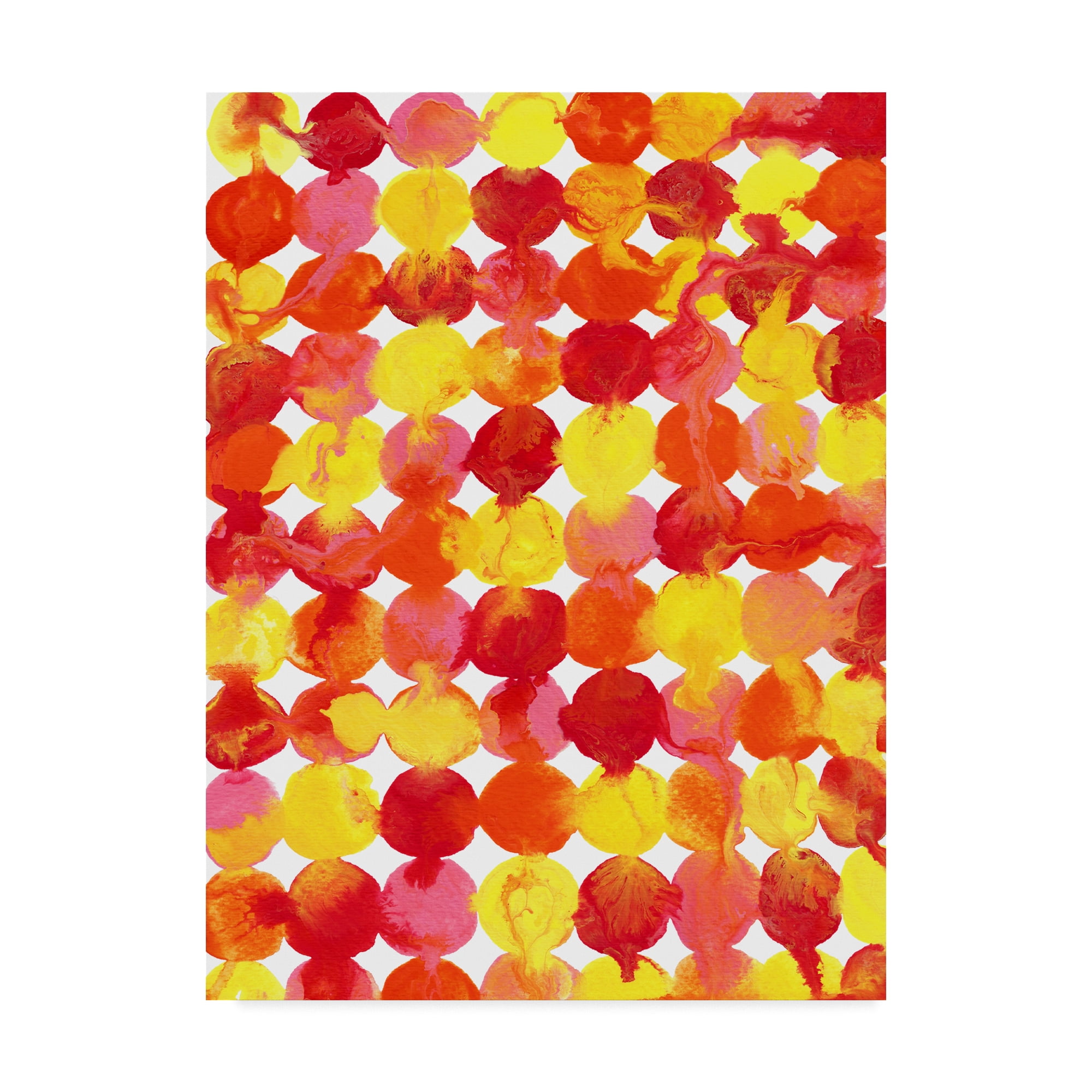 Trademark Fine Art 'Flowing Paint' Canvas Art by Amy Vangsgard