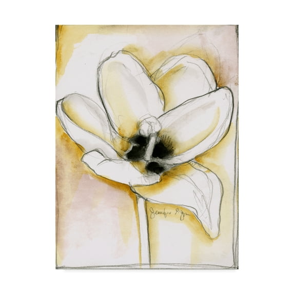 Trademark Fine Art 'Fluid Beauty III' Canvas Art by Jennifer Goldberger