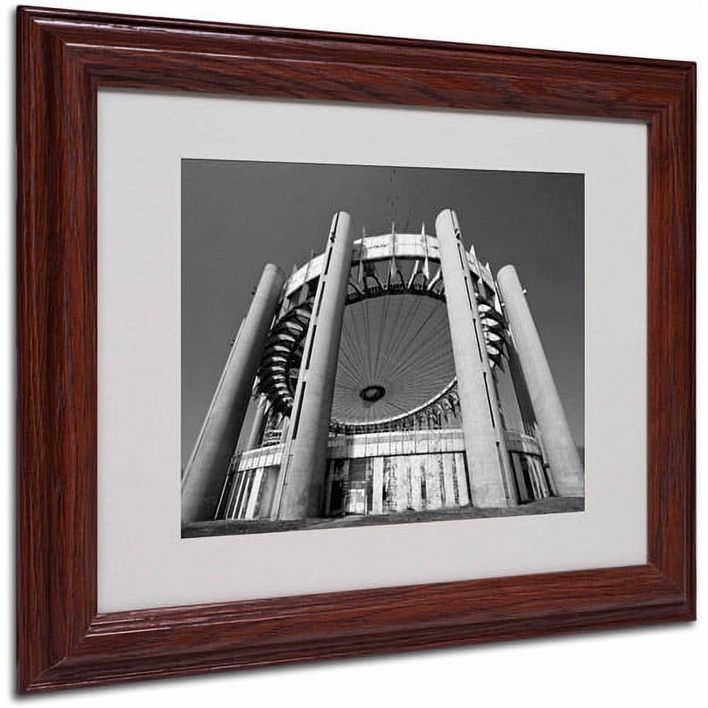 Trademark Fine Art "Flushing Meadow Worlds Fair" by Yale Gurney, Wood Frame
