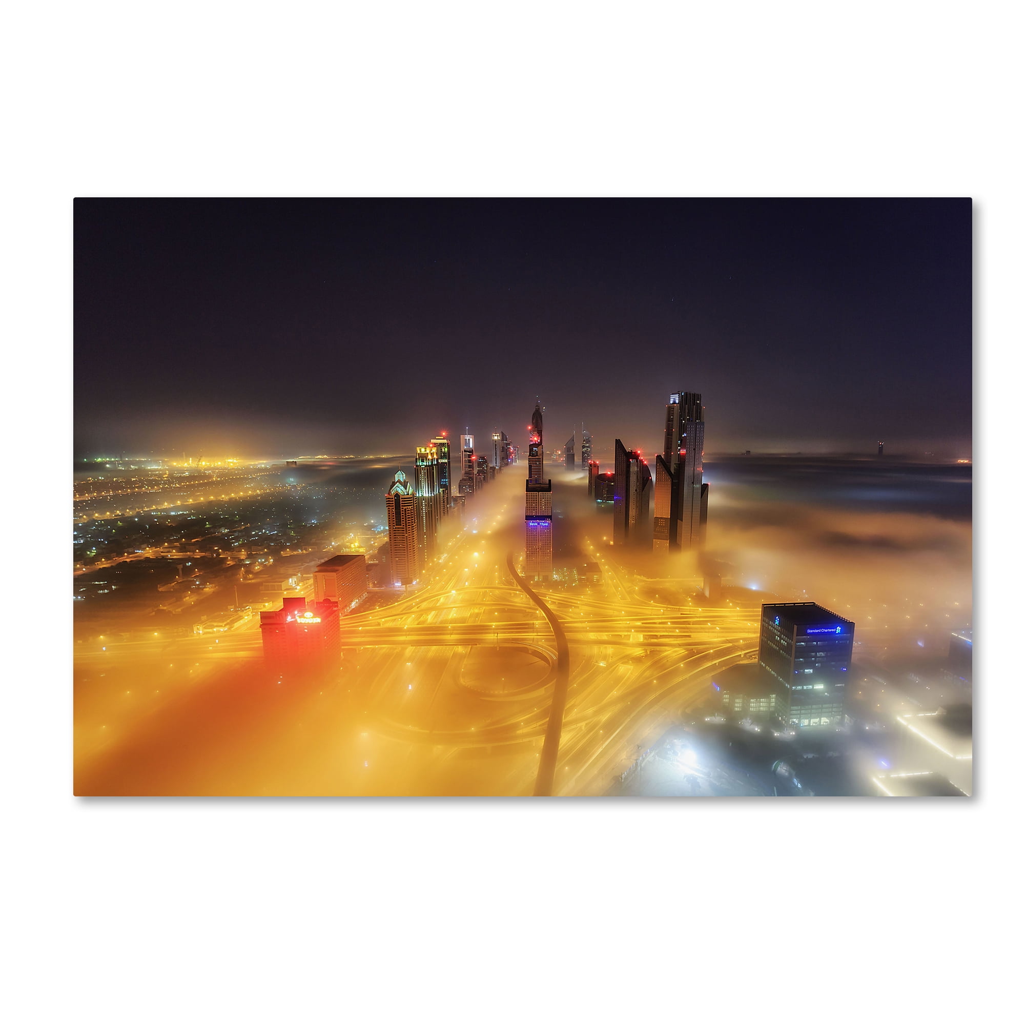 Trademark Fine Art 'Fog Invasion' Canvas Art by Mohammad Rustam