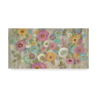 Trademark Fine Art 'Fog and Flowers I' Canvas Art by Silvia Vassileva