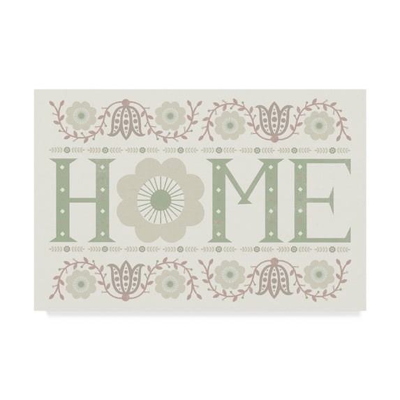 Trademark Fine Art 'Folk Lodge Home v2 Hygge' Canvas Art by Michael Mullan