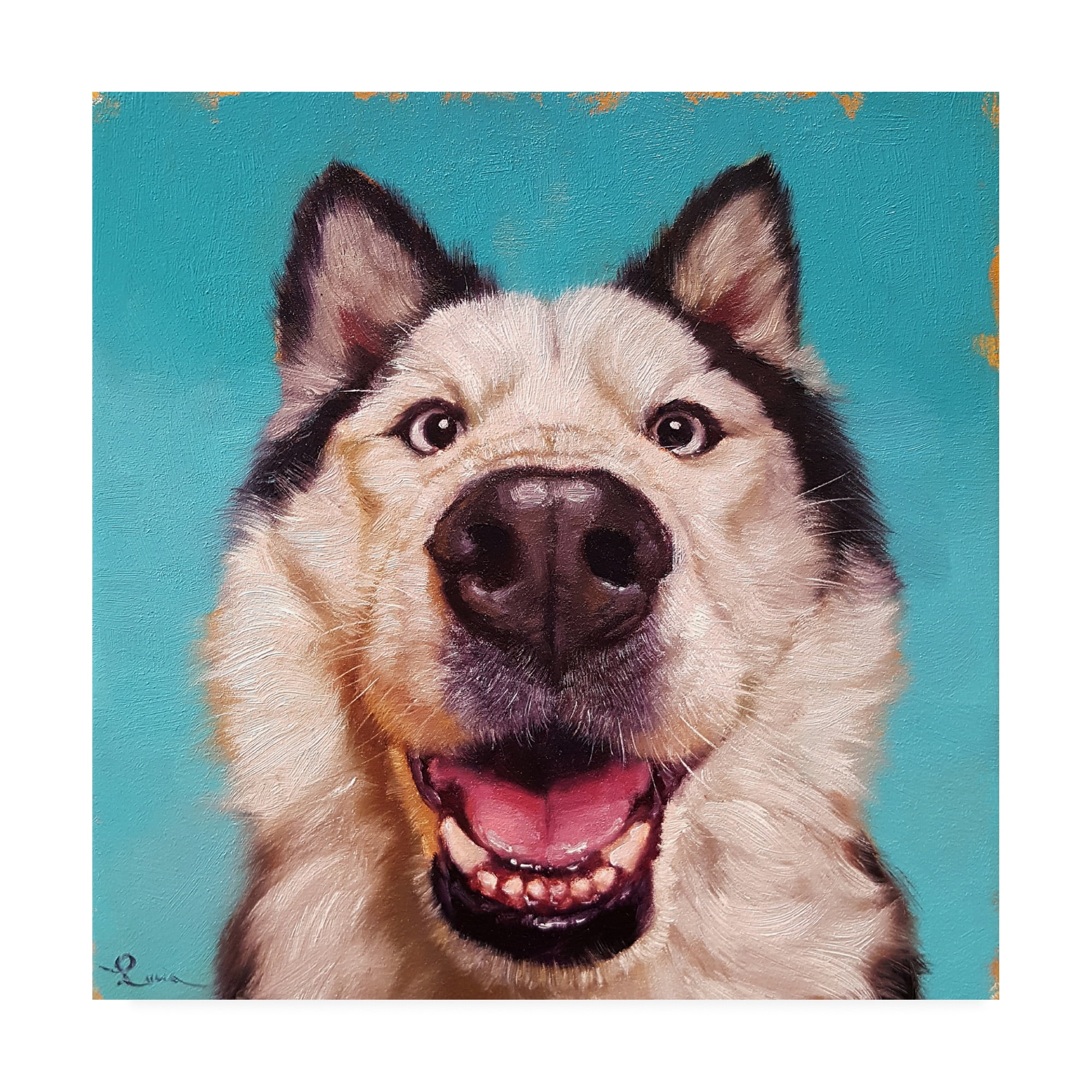 Trademark Fine Art 'Follow Your Nose 10' Canvas Art by Lucia Hefferna