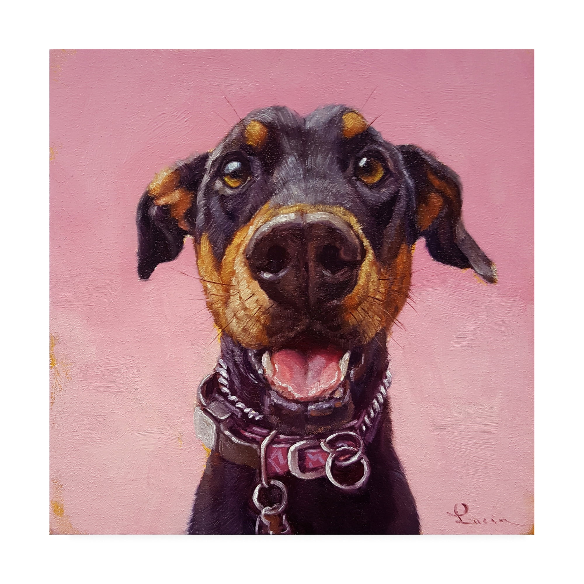 Trademark Fine Art 'Follow Your Nose 12' Canvas Art by Lucia Hefferna