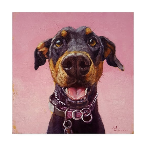 Trademark Fine Art 'Follow Your Nose 12' Canvas Art by Lucia Hefferna