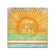 Trademark Fine Art 'Follow the Sun' Canvas Art by Tammy Kushnir