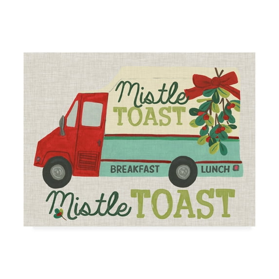 Trademark Fine Art 'Food Truck Holidays III' Canvas Art by June Erica Vess