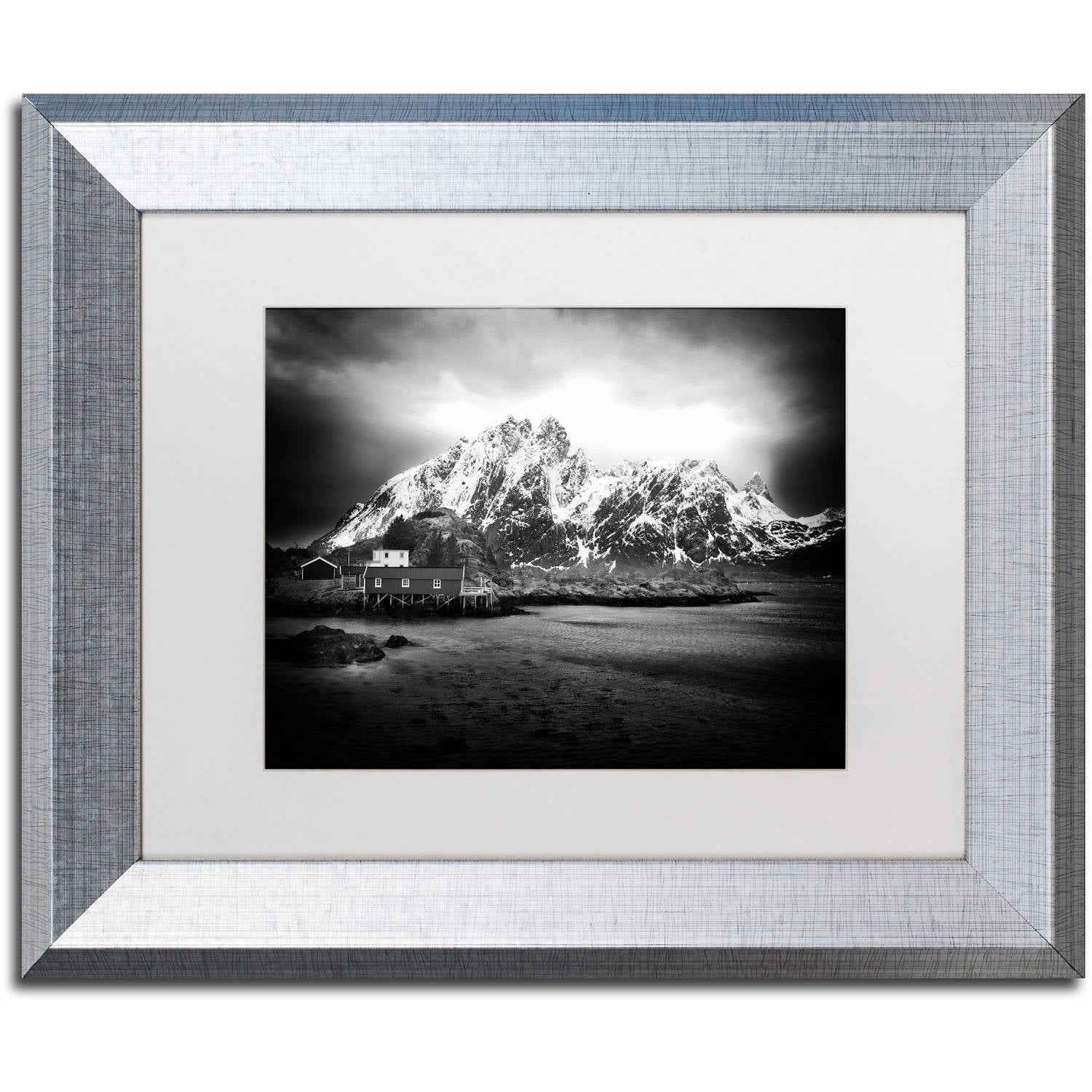 Trademark Fine Art "Fool Sometimes" Canvas Art by Philippe Sainte-Laudy, White Matte, Silver Frame