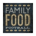 thumbnail image 1 of Trademark Fine Art 'Football I Blue' Canvas Art by Michael Mullan, 1 of 3