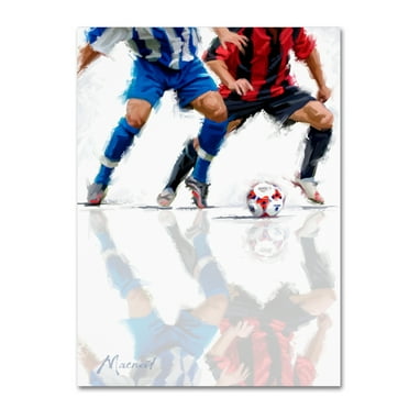 Trademark Fine Art 'Football I' Canvas Art by The Macneil Studio
