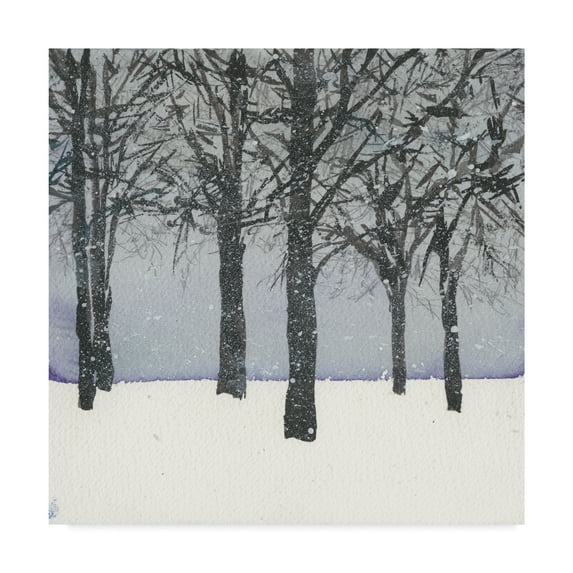 Trademark Fine Art 'Forest Sketch I' Canvas Art by Samuel Dixon