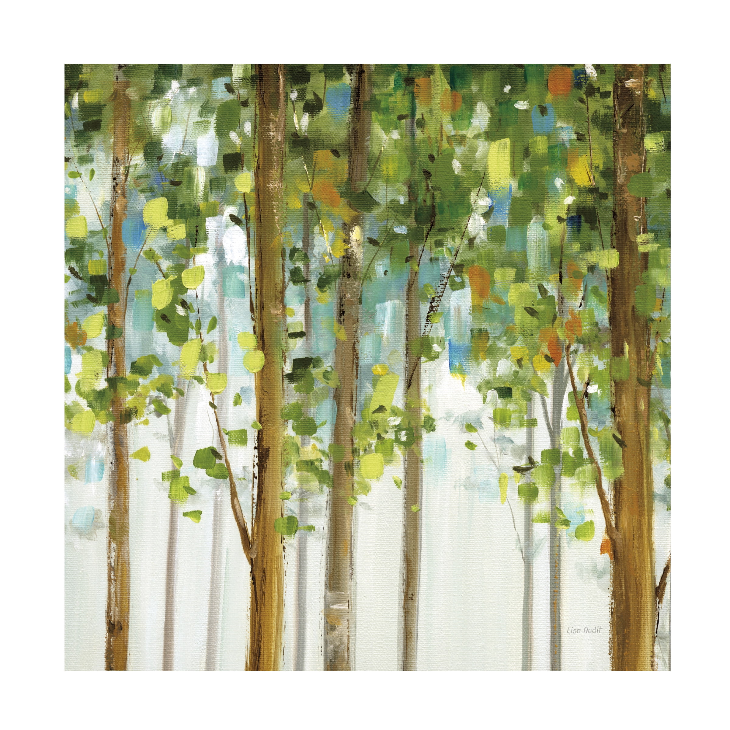 Trademark Fine Art 'Forest Study II' Canvas Art by Lisa Audit