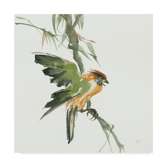 Trademark Fine Art 'Formosan Firecrest' Canvas Art by Chris Paschke